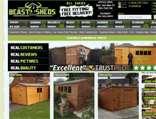 Tablet Screenshot of beastsheds.co.uk